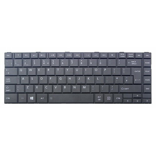 Клавиатура для ноутбука Toshiba Satellite C40D-A, C40-A, C45-A, C45D-A, C40t-A, C45T-A черная suitable for toshiba c40 c45 motherboard c40 a motherboard c45 a notebook motherboard new and good quality