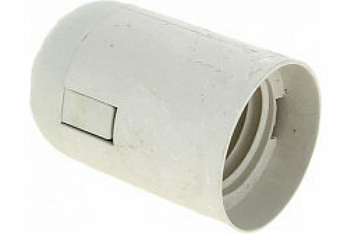 фото Патрон General Lighting Systems GLH-E27-HRP-H-W термопластик, Е27 подвесной, б/кольца белый 474015