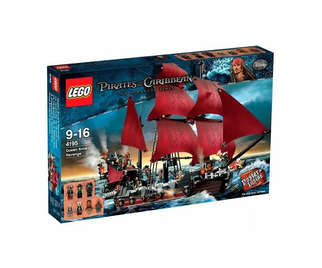 Конструктор LEGO Pirates of the Caribbean 4195 Queen Anne's Revenge