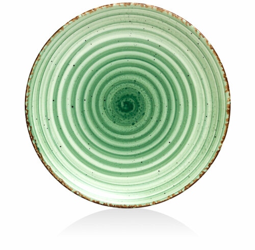 Тарелка десертная Gural Porcselen Avanos Green, 17 см, зеленая