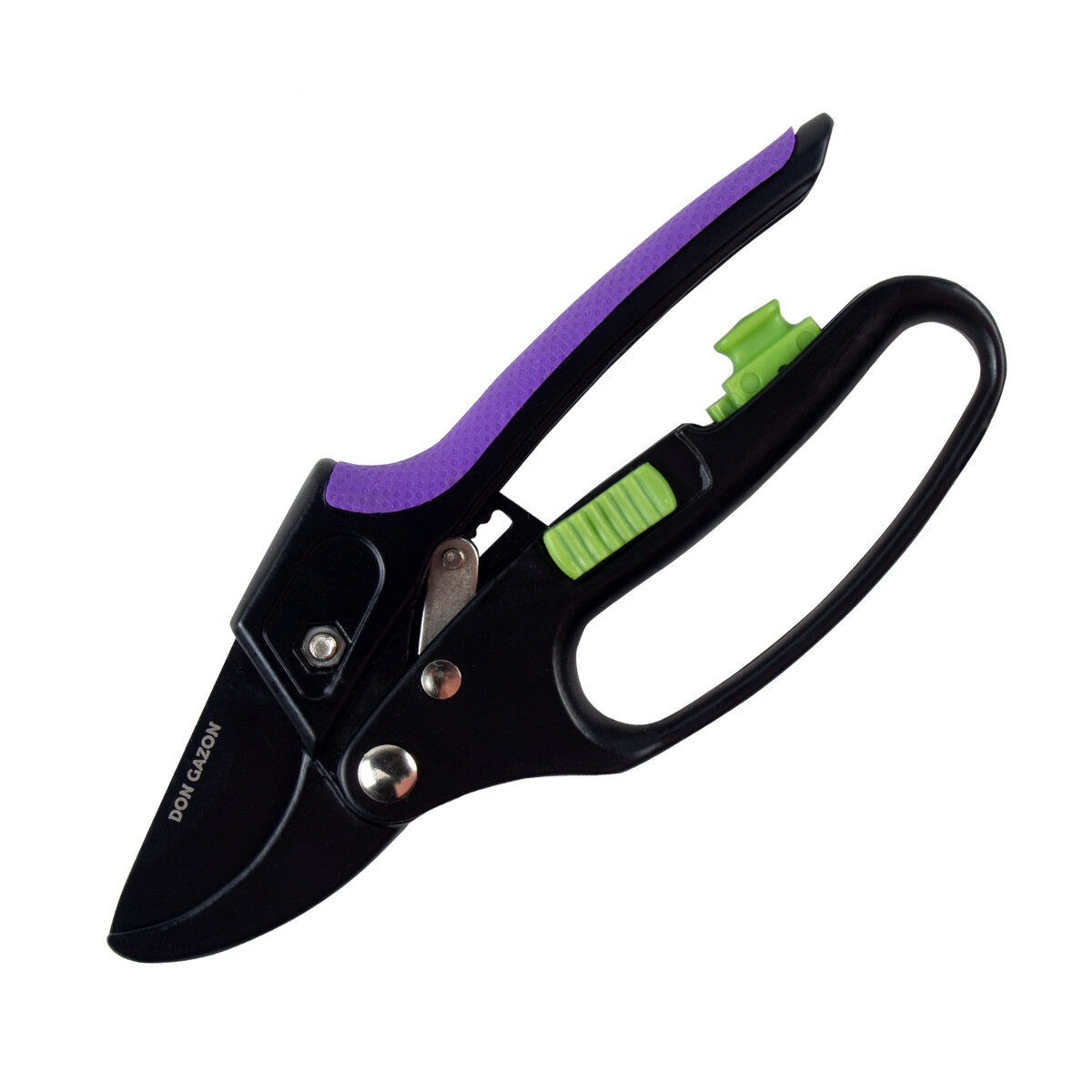 фото Секатор Don Gazon, с храповым механизмом и масленкой