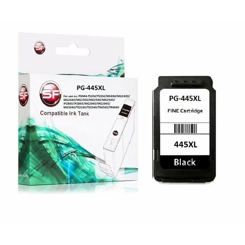 Картридж PG-445XL для Canon Pixma MG2440/2540 Black SuperFine комплект 5 штук картридж струйный canon pg 445xl 8282b001 чер пов емк для mg2440 mg2540