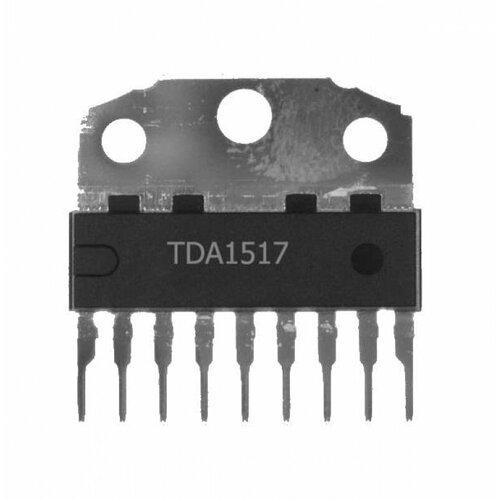 TDA1517, Микросхема Усилитель НЧ, 2*6Вт, [SIP-9]
