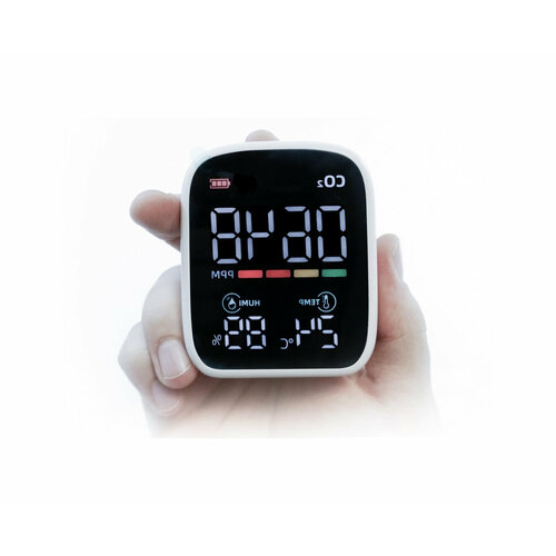 Комбинированный датчик измеритель качества воздуха 3 в 1 Страж-Газ M7 917 Q20655PV2 углекислый газ CO2 влажность температура 6075₽