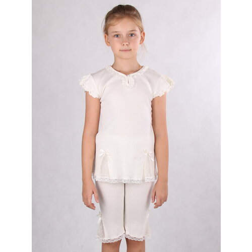 Пижама Giotto, размер 8, белый пижама donna шорты футболка короткий рукав без карманов размер m белый черный
