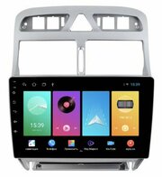 Автомагнитола с рамкой 2 din 9 дюймов для Peugeot 307 2001-2008 / Android 6Gb+128Gb / GPS / Поддержка сим-карты / Камеры 360 гр./ Встроенные кулер охлаждения