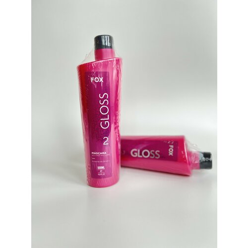Fox Gloss кератин для выпрямления волос 500 мл fox professional gloss маска шаг 2 250 мл