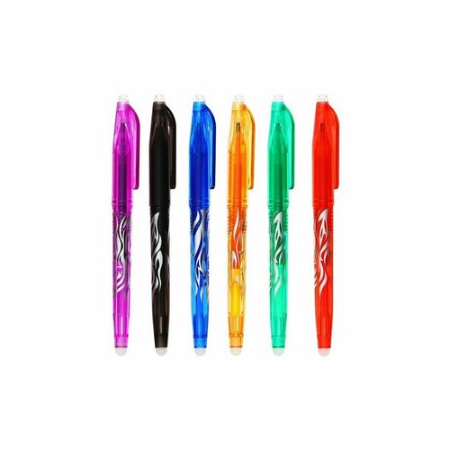 Набор ручек гелевых 6 штук 6 цветов стираемые чернила набор гелевых ручек с блестками ароматизированные 6 штук 24шт
