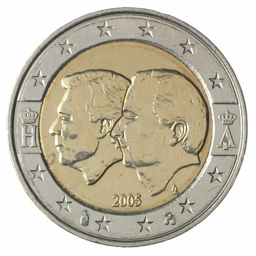 Бельгия 2 евро 2005 Бельгийско-Люксембургский Экономический союз клуб нумизмат монета 250 франков бельгии 1976 года серебро король бельгии бодуин