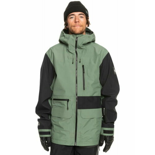 Куртка спортивная Quiksilver, размер M, зеленый