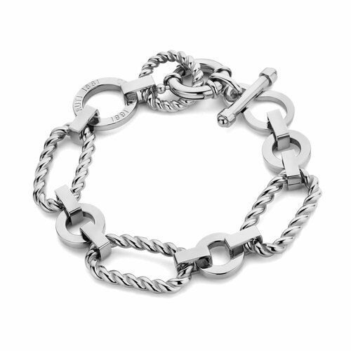 фото Браслет-цепочка cerruti 1881 chiara, 1 шт., размер m, серебряный