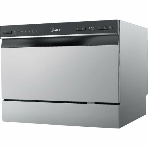 Посудомоечная машина компактная Midea MCFD55S460Si серебристая