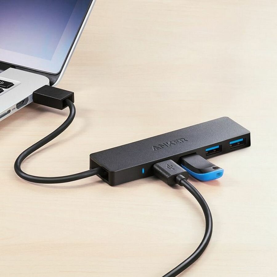 USB-концентратор ANKER 4-Port Ultra-Slim USB 3.0 Hub, разъемов: 4 — фото 8