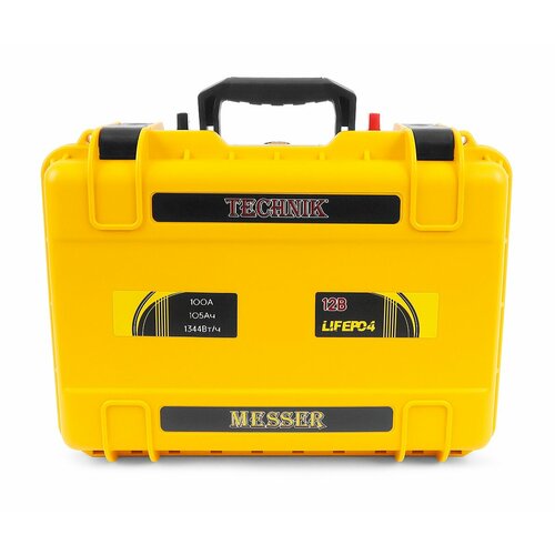 Аккумулятор LiFePo4 TM в защитном кейсе 12В 105Ач 100А с авторозеткой, USB A+C, клеммами М8, XT60