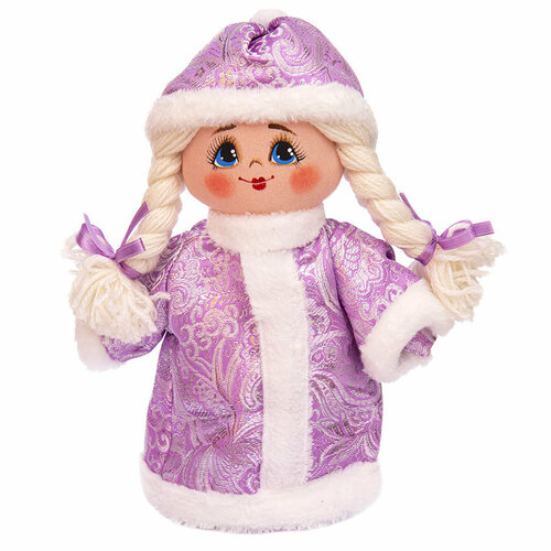 Текстильная кукла игрушка Снегурочка 28 см