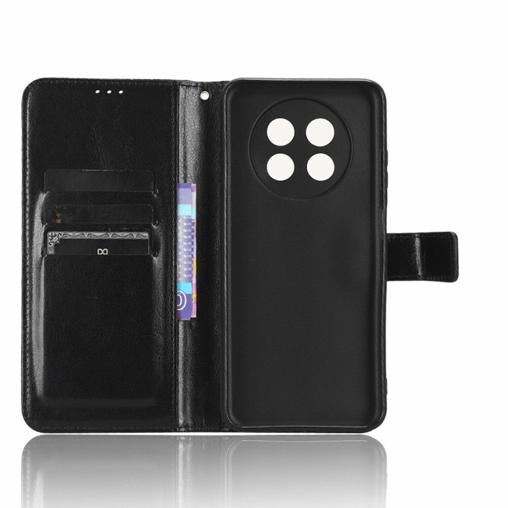 Кожаный чехол-книжка MyPads для Huawei Enjoy 60X / Huawei Nova Y91 с карманом для карт и магнитом — фото 1