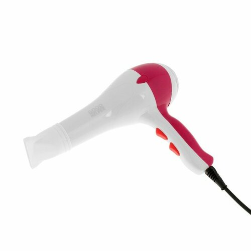 Фен GOODHELPER HD-1601 1600 Вт 2 скорости 2 температурных режима бело-розовый 339500₽