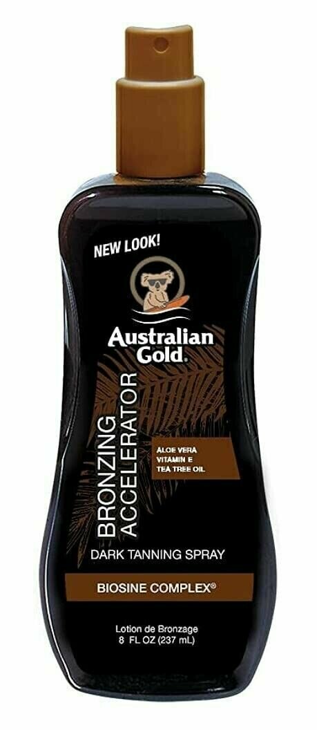 Спрей-гель Dark Tanning Spray Bronzing Accelerator Australian Gold