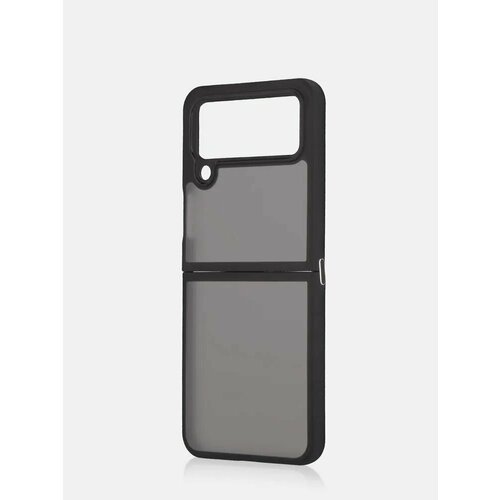 Чехол Creative Case противоударный для Samsung Galaxy Z Flip 4 (Самсунг Галакси З Флип 4) чёрный