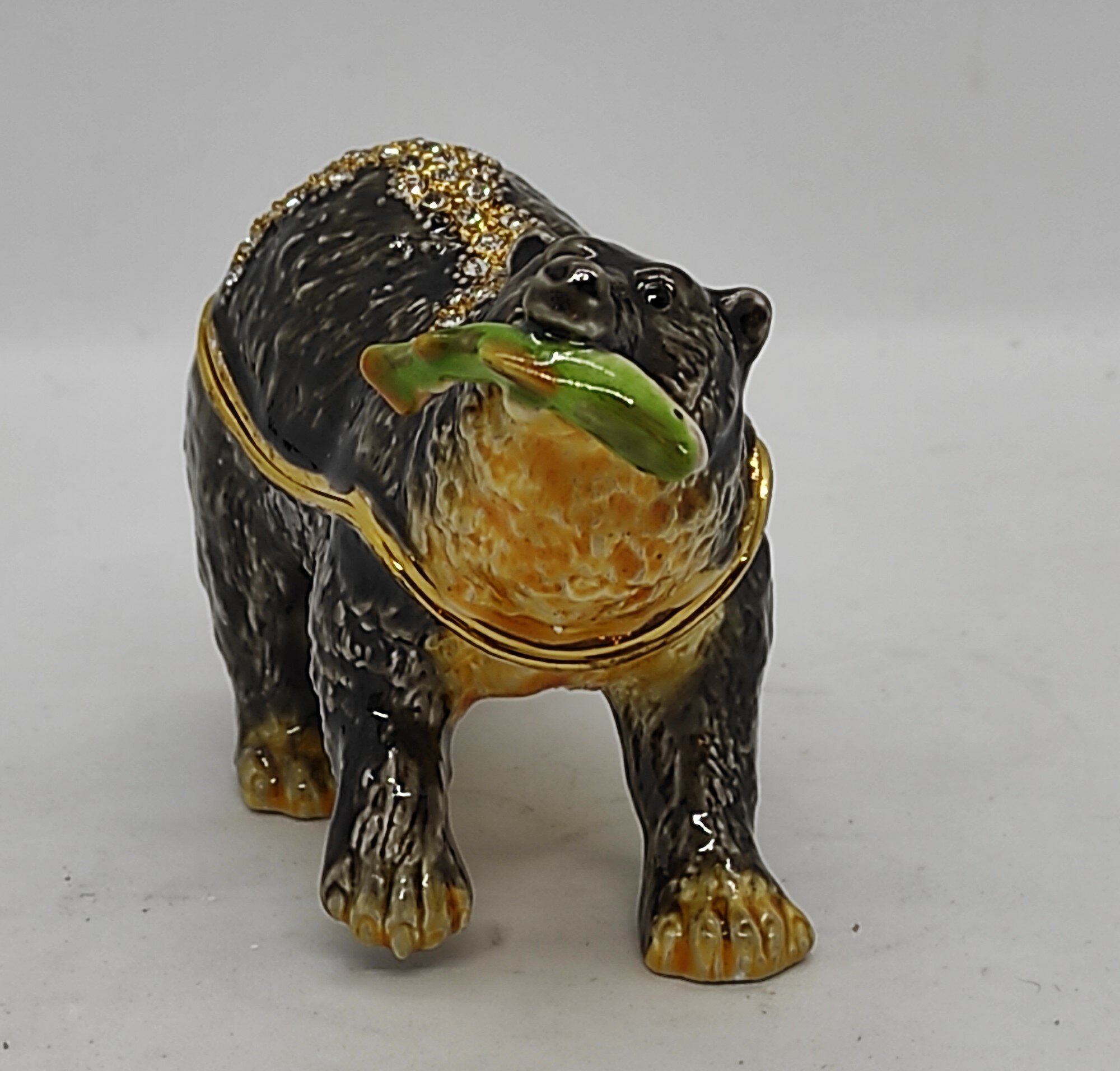 Шкатулка Фаберже "медведь" — фото 1