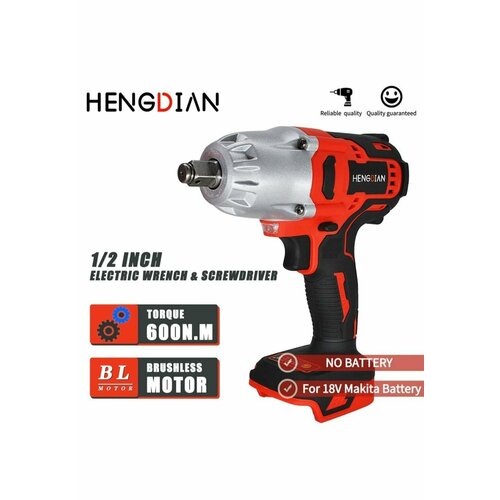 Гайковерт 600нм бесщеточный беспроводной электрический ударный 12 дюйма гаечный ключ совместимые с батареей Makita 18В 399000₽