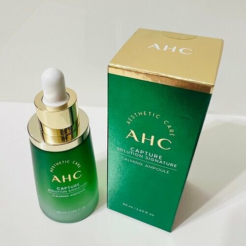 AHC Инновационная, успокаивающая сыворотка для лица (50мл) Capture Signature Calming Ampoule