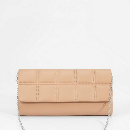 фото Сумка клатч сима-ленд, бежевый сима-лэнд