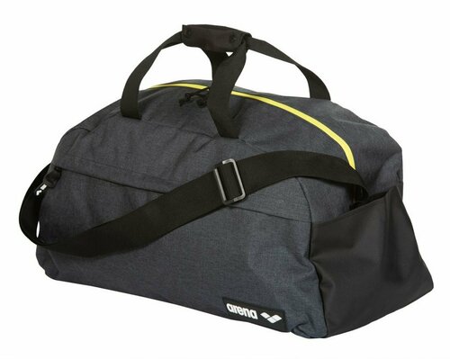 Сумка спортивная arena TEAM DUFFLE 40, 40 л, 26х31х58 см, черный, серый