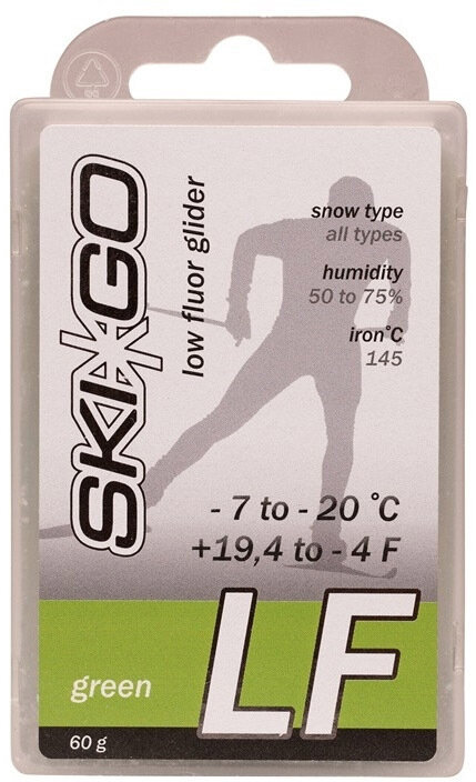 Парафин SkiGo LF Green, -7/-20, 60 г