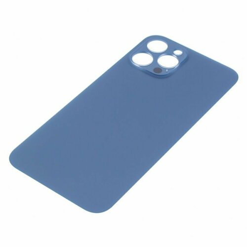 задняя крышка для apple iphone 14 pro max с широким отверстием фиолетовый aaa Задняя крышка для Apple iPhone 12 Pro Max (с широким отверстием) синий, AAA
