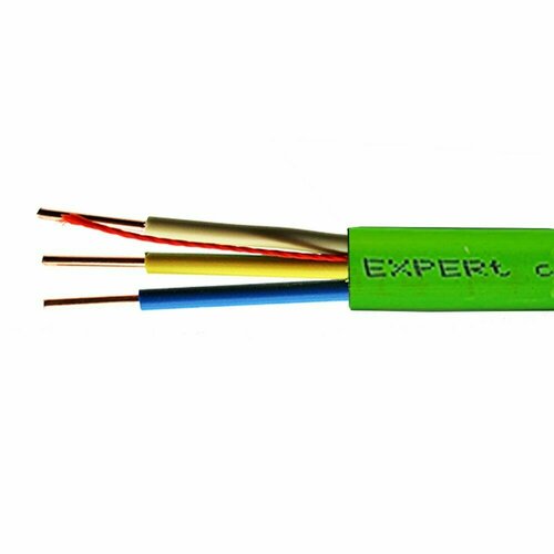 Кабель EXPERt class A ВВГп-НГ LS 3х1,5 плоский негорючий 50 м ГОСТ