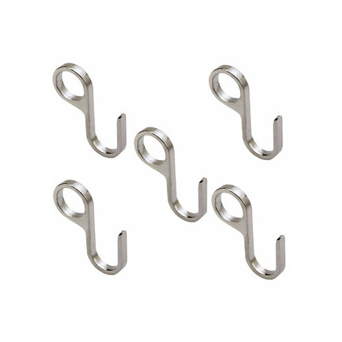 Крючки несъёмные Z-8 для рейлинга D=16 мм (набор 5 шт.)