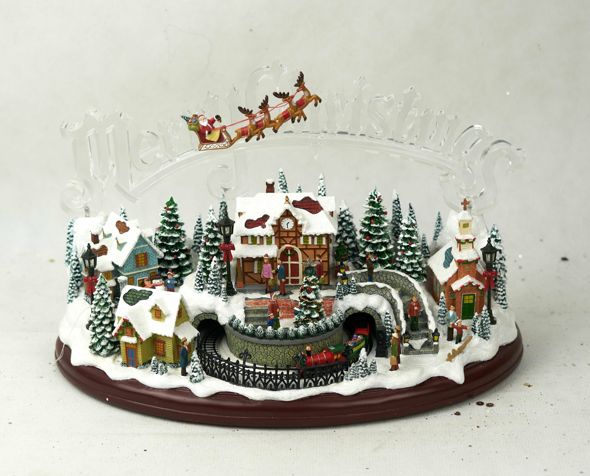 Фигурка декоративная - Декоративная композиция Канун Рождества (музыка, движение, подсветка), Country Artists