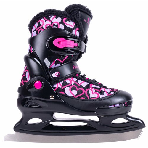 фото Детские раздвижные коньки tech team arctic girl black р.29-32 (xs) techteam