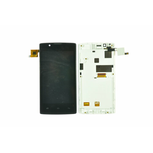 Дисплей (LCD) для FLY FS401+Touchscreen white ORIG100% дисплей lcd для fly iq4414 touchscreen orig100%