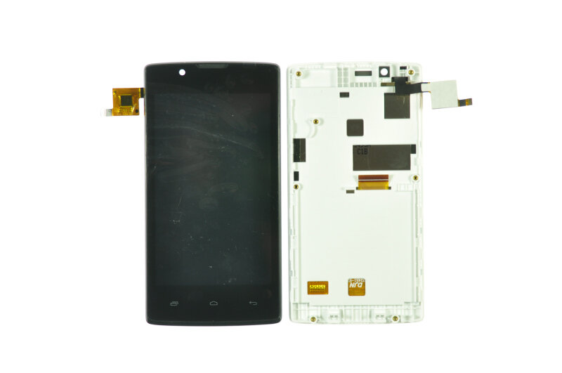 Дисплей (LCD) для FLY FS401+Touchscreen white ORIG100%