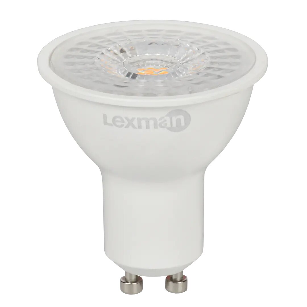 Лампа светодиодная Lexman Clear GU10 220 В 5.5 Вт спот 500 лм нейтральный белый цвет света