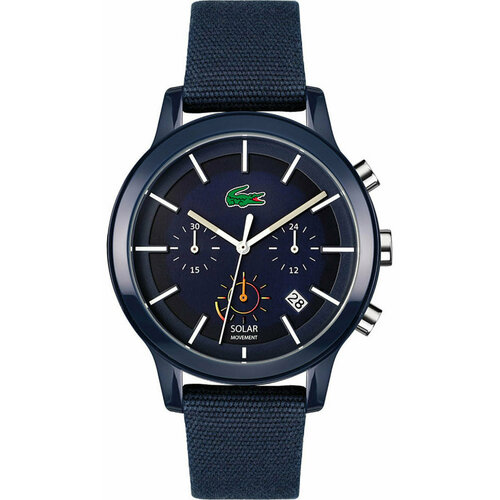 фото Наручные часы lacoste аналоговые мужские часы lacoste l.12.12 solar limited edition (eco), синие, синий