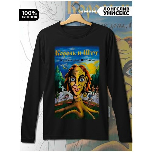 фото Лонгслив hypnotica, размер l, черный