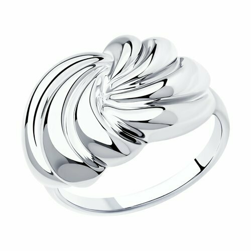 Кольцо Diamant, серебро, 925 проба, размер 19.5, белый