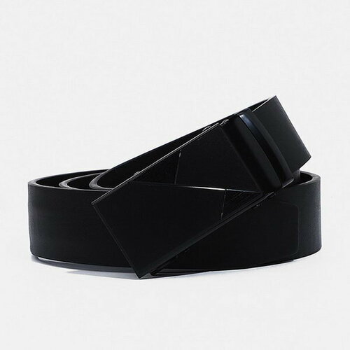 фото Ремень сима-ленд, размер 125, черный сима-лэнд