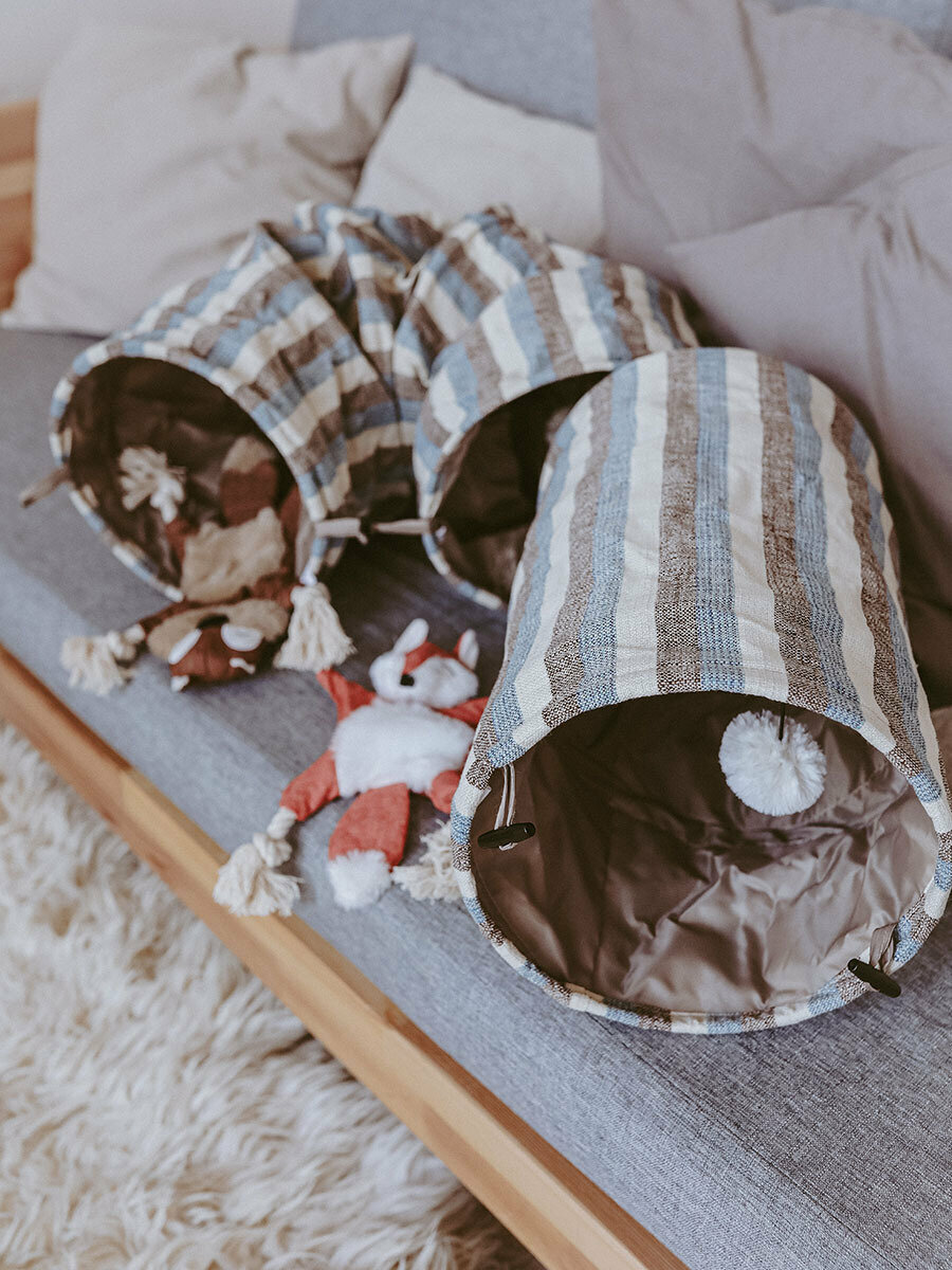 Игровой комплекс для кошек Не Один Дома Кроличья норка 25*25*40см Пэт Хауз - фото №3