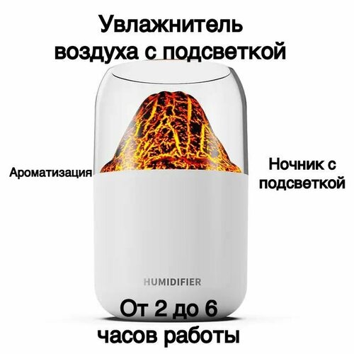 Увлажнитель воздуха для дома и офиса с подсветкой Извержение вулкана 89000₽