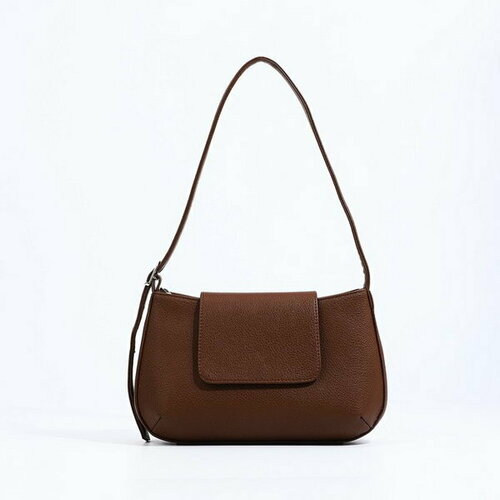 фото Сумка багет richet, коричневый
