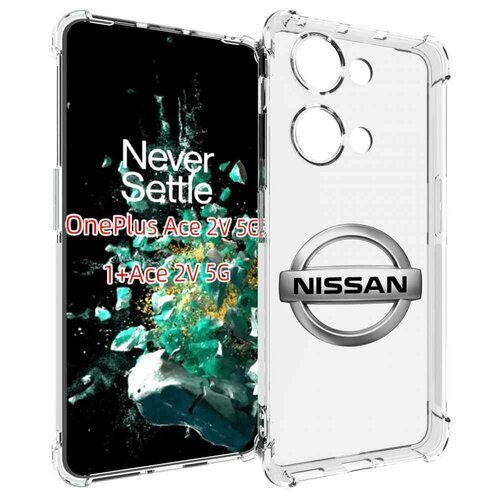 Чехол MyPads nissan-ниссан-3 мужской для OnePlus Ace 2V задняя-панель-накладка-бампер