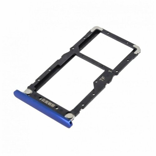 Держатель сим карты (SIM) для Xiaomi Mi 8 Lite, синий sim лоток сим держатель для xiaomi mi 11 lite черный