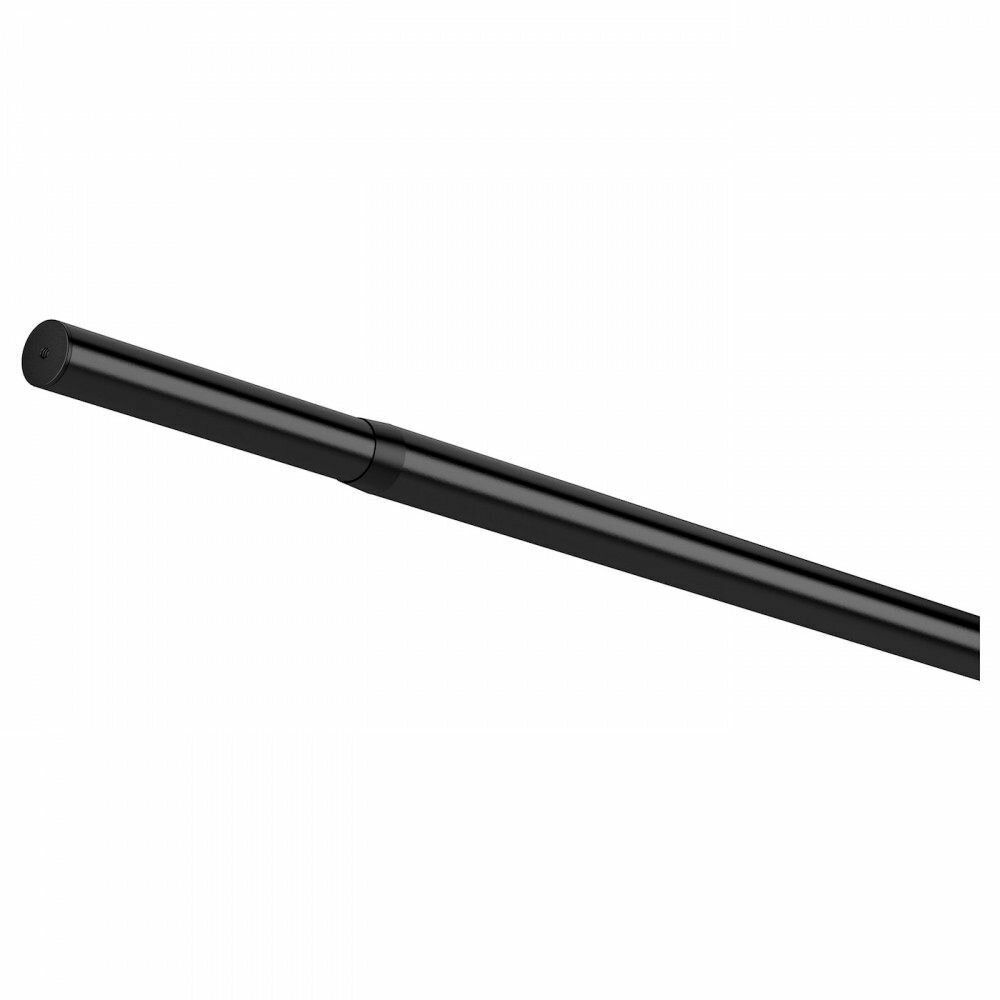 фото Карниз гардинный IKEA RACKA рэкка(без креплений), 120-210 см, черный