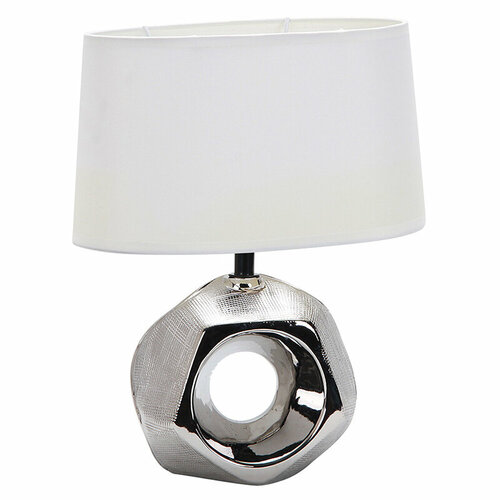 Настольная лампа эконом свет G32113/1T SL WT Серебро