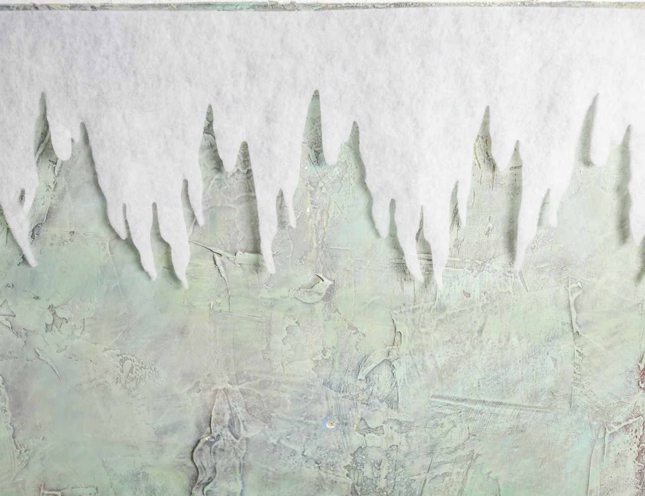 Бордюр для декорирования окна наледь 98х30 см Koopman International AAY003010