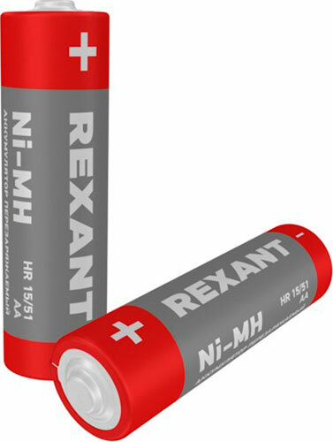 батарейка аккумуляторная аа ni-mh, 1,2в, 2800мач, rexant, 2шт - фото №8